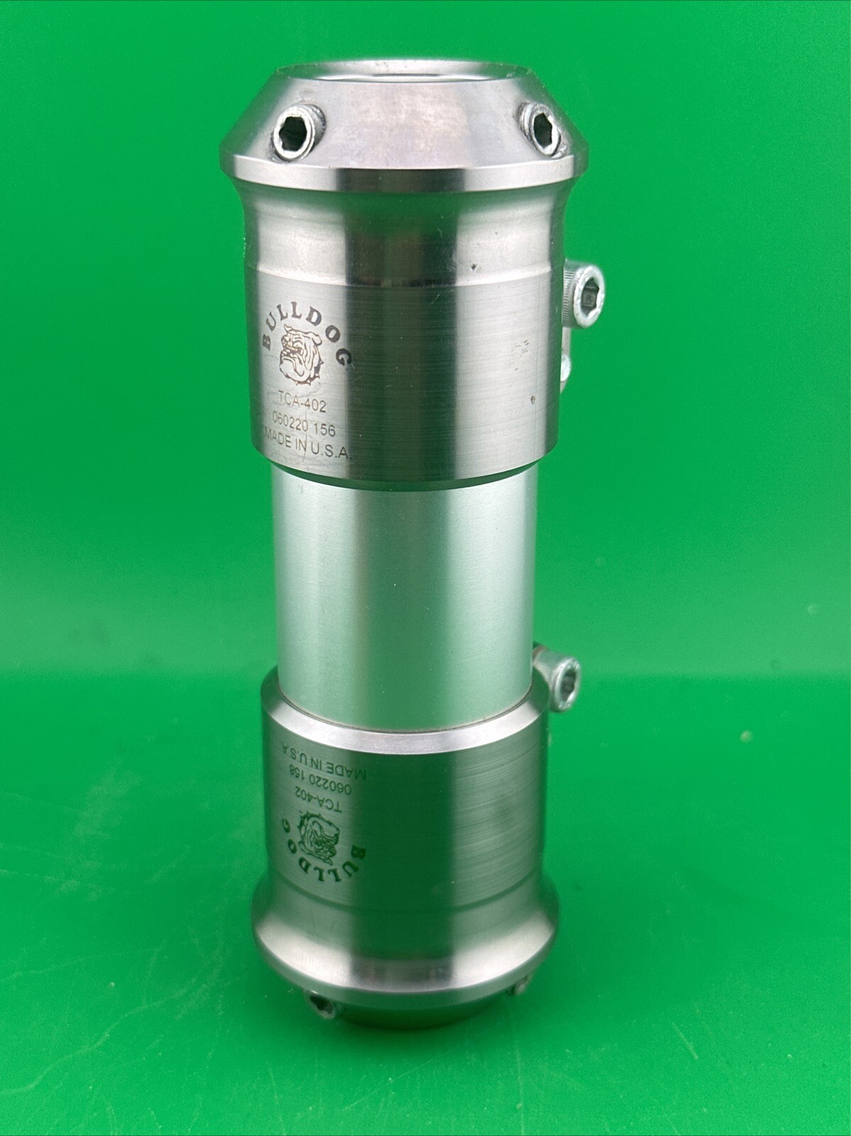 Bulldog TCA-402 Prosthetic Clamps W/ Pylon. Rare Large 40mm Diameter Parts.
