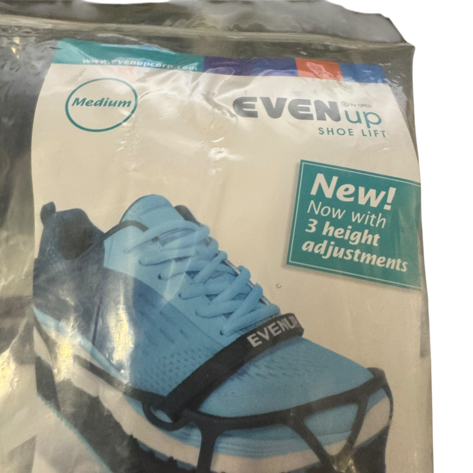 Evenup the Authentic Shoe Balancer Size Medium for Use with Walking Boot or Leg