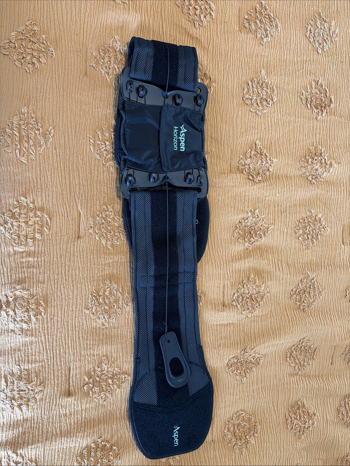 Aspen Horizon 627 Back Brace Black One Size Fits Most Adjustable Lumbar EUC