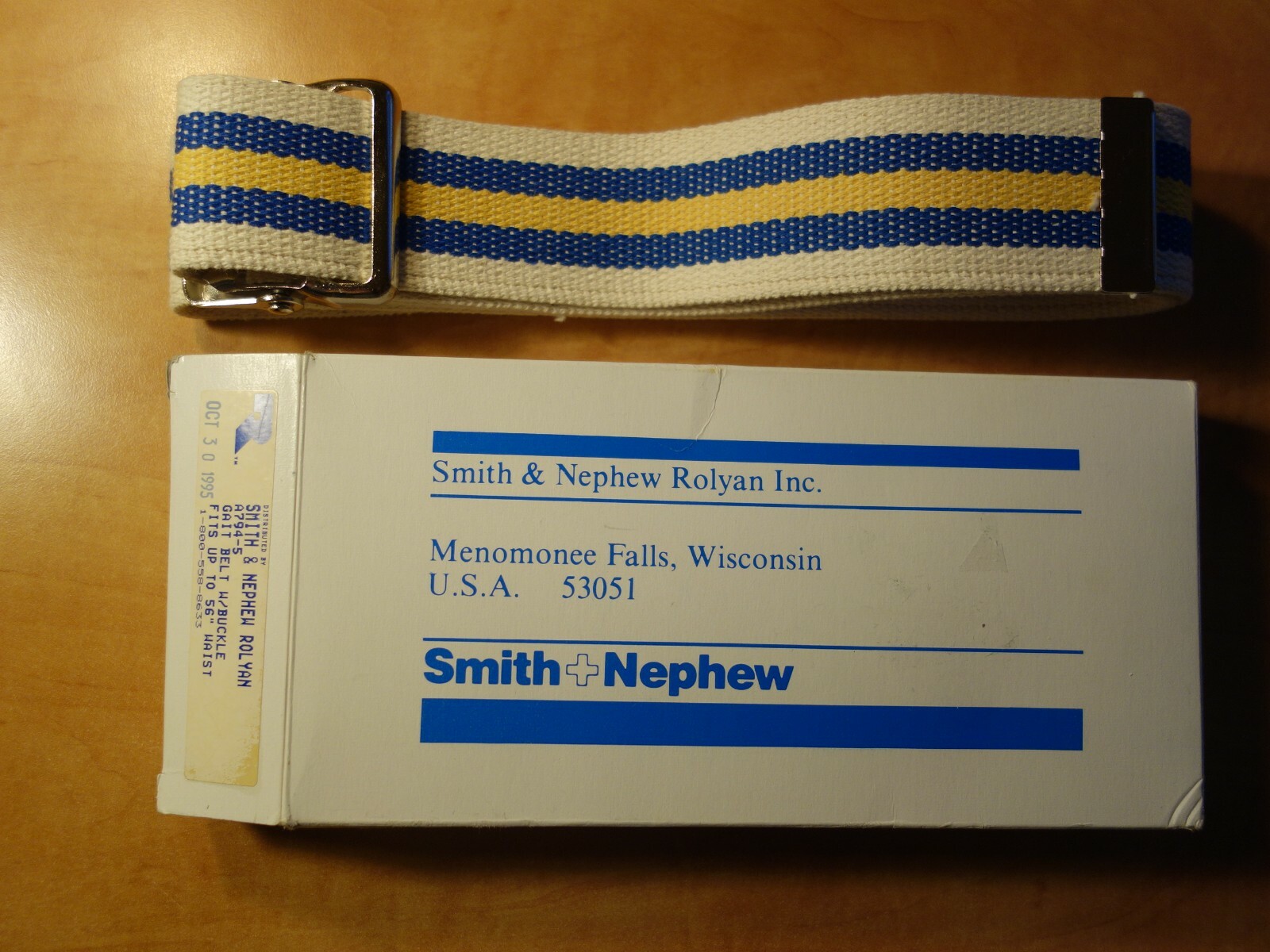 Smith & Nephew GAIT BELT with Buckle