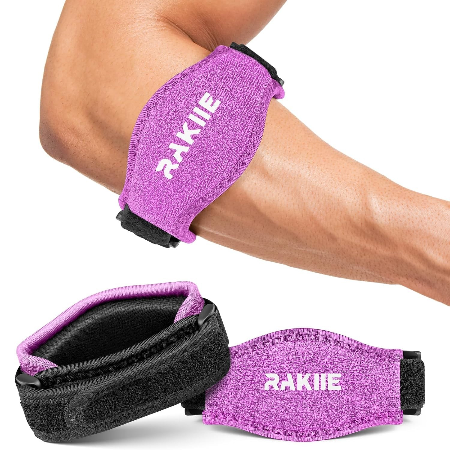 Adjustable Elbow Brace for Tendonitis Relief – Tennis & Golf Support for Adults