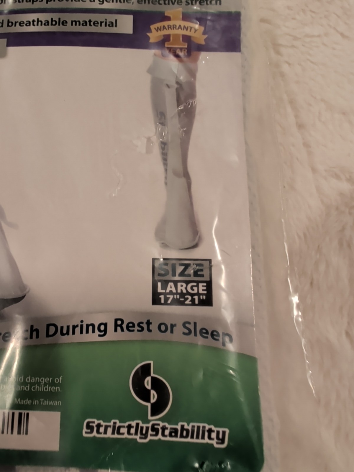 Plantar Fasciitis Night Sock Size Large