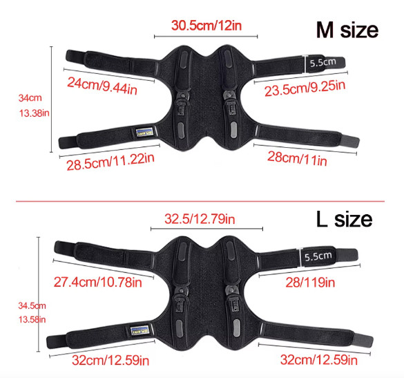 Adjustable Exoskeleton Walking Aid Knee Support Brace Gear Leg Joint Rehab Power