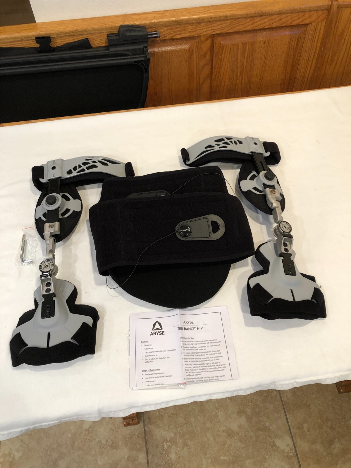 ARYSE TRU-RANGE Hip Brace Universal Size 3 Piece Set