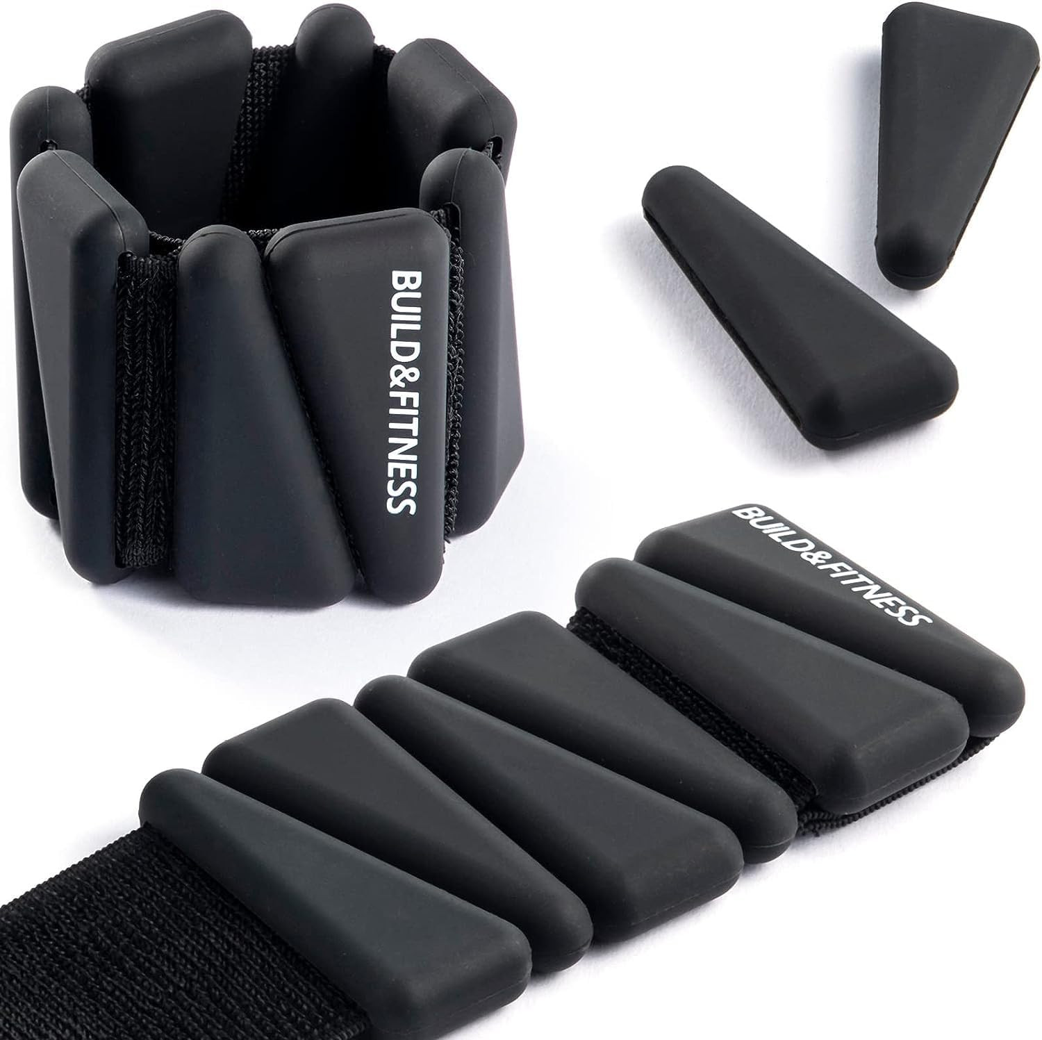 Wrist & Ankle Weights, Adjustable Bands for Women & Men Workouts, Set of 2 (1Lb