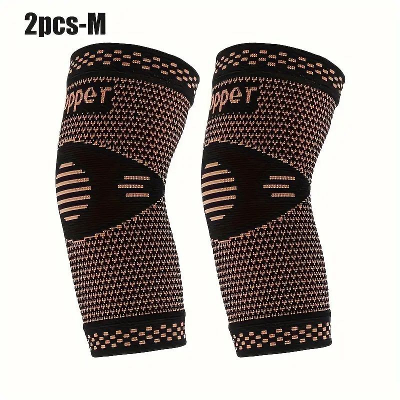 US Copper Elbow Brace Compression Support Sleeve Arthritis Tendonitis Joint Pain