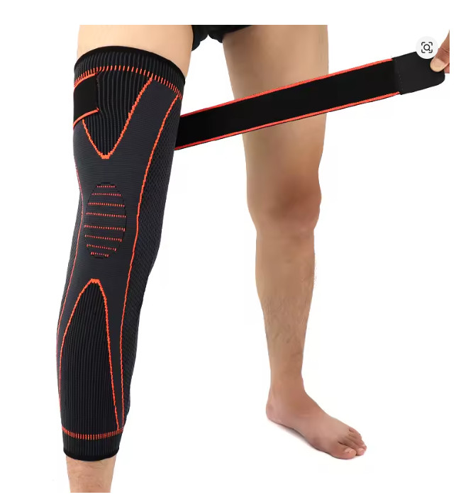 Leg Compression Sleeve Knee Brace Support Arthritis Joint Pain Relief Size L
