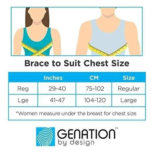 Premium Posture Support Unisex Posture Corrector For Women Men REGULAR One Size