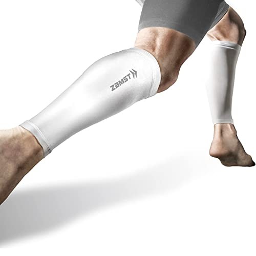 ZAMST Calf Sleeve Compression Top, LL Size, White, 385514