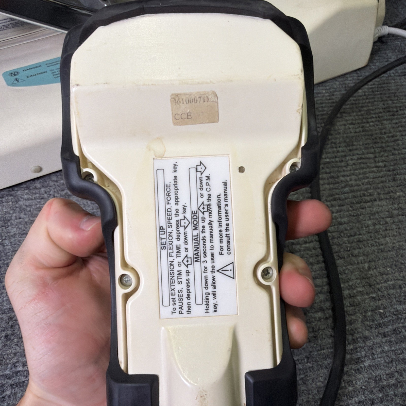 Kinetic Optima Knee Positioner Powers On For Parts Or Repair