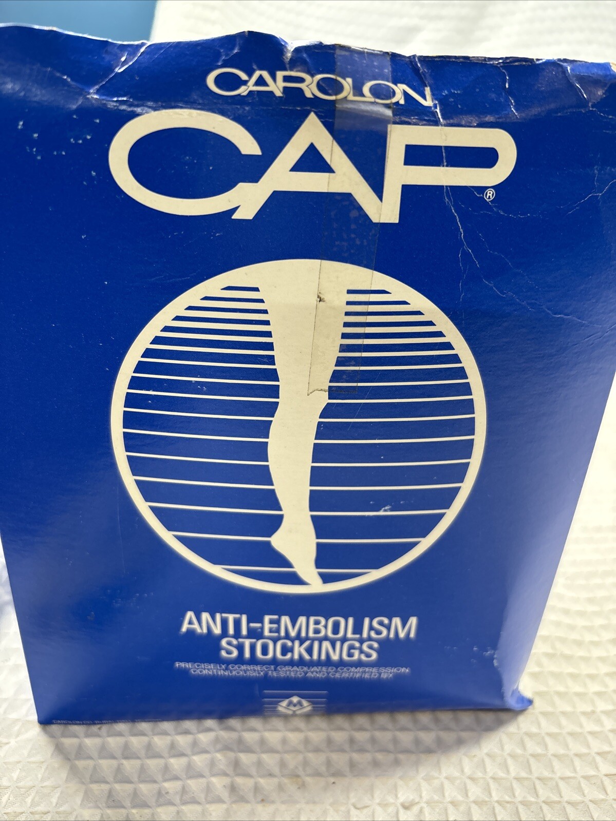 Carolon Cap Anti- Embolism Stockings No Latex Thigh High Medium (Long 622) 2pr