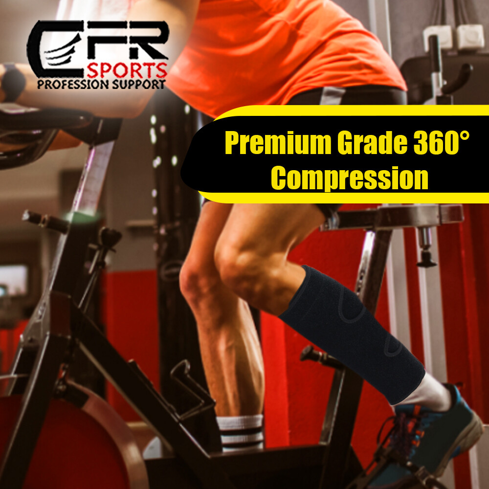 Calf Support Brace Adjustable Shin Splint Compression Muscle Swelling Leg Wraps