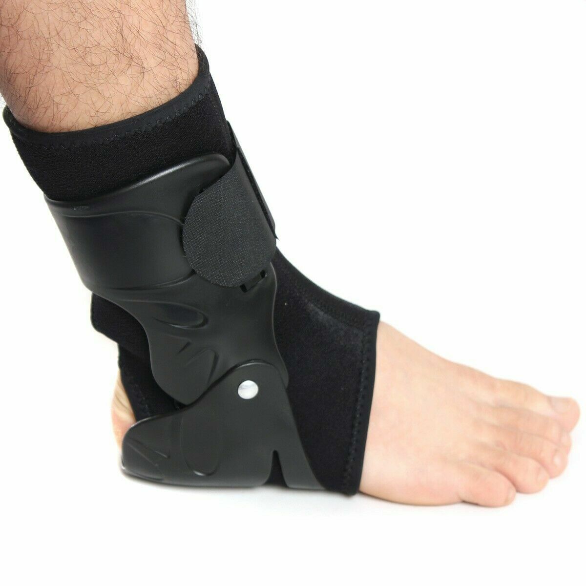Ankle Hinged Support Brace Foot Guard Sprain Injury Pain Stabilizer Wrap Protect