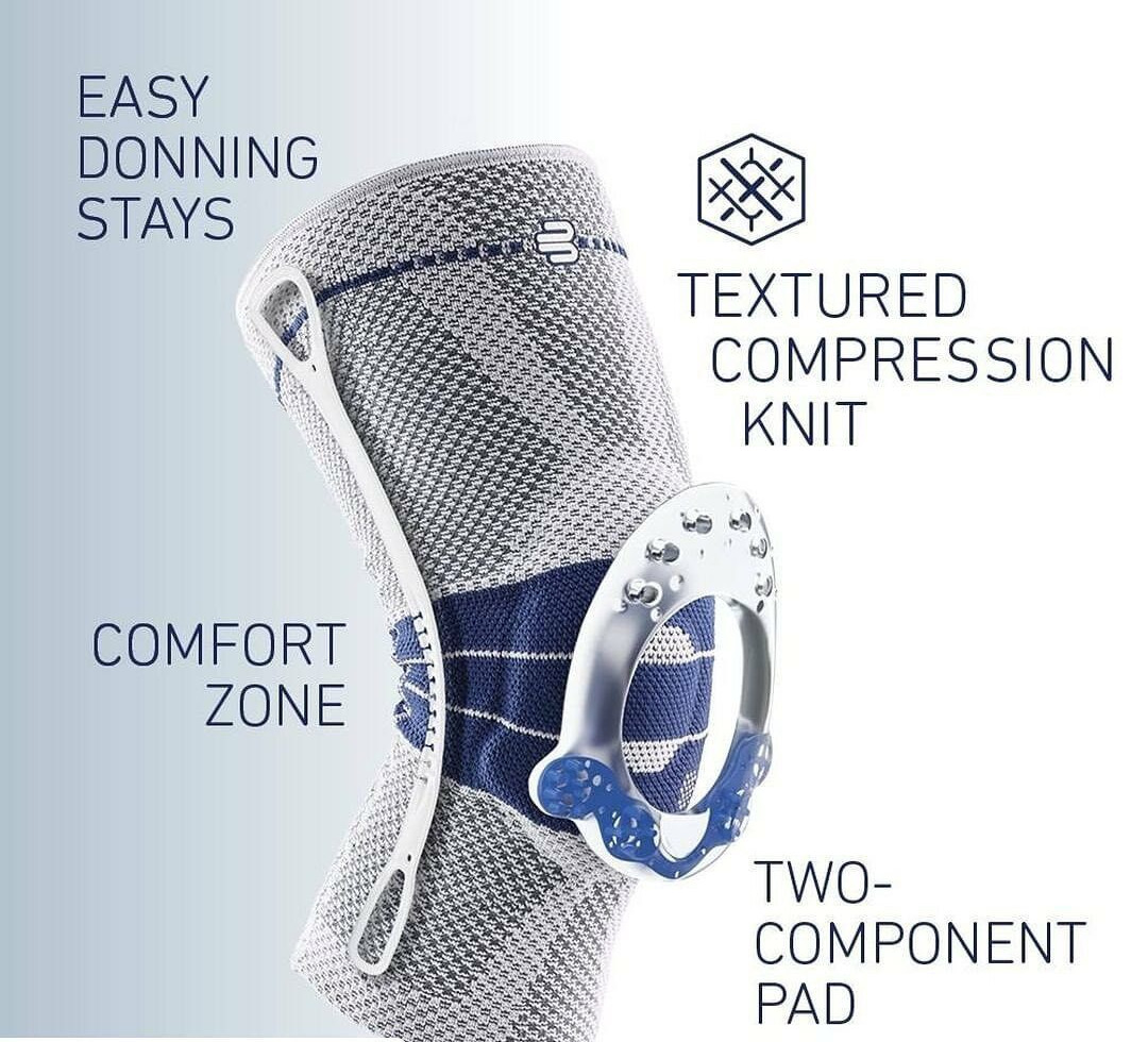 Bauerfeind GenuTrain Size 3 Hinge Knee Joint Brace Patella Support Sleeve ACL