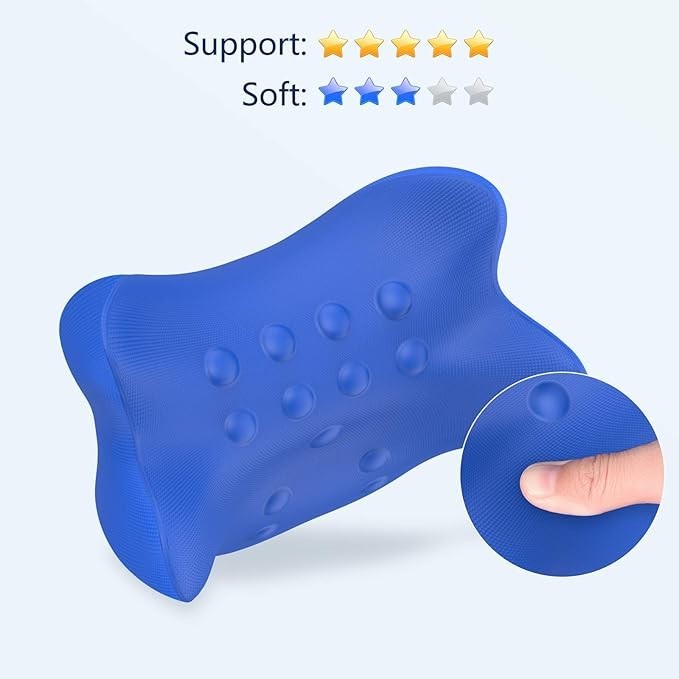 Cervical traction device, neck and shoulder relaxer, chiropractic neck pillow#KK
