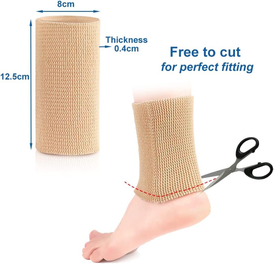 1-4 PCS Ankle Sleeve Padded Skate Socks Ankle Gel Pads Ankle Protector for Sport