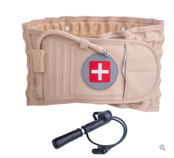 GINEKOO Physical Lumbar Supports Depression Back Belt – Beige – NEW W/O BOX