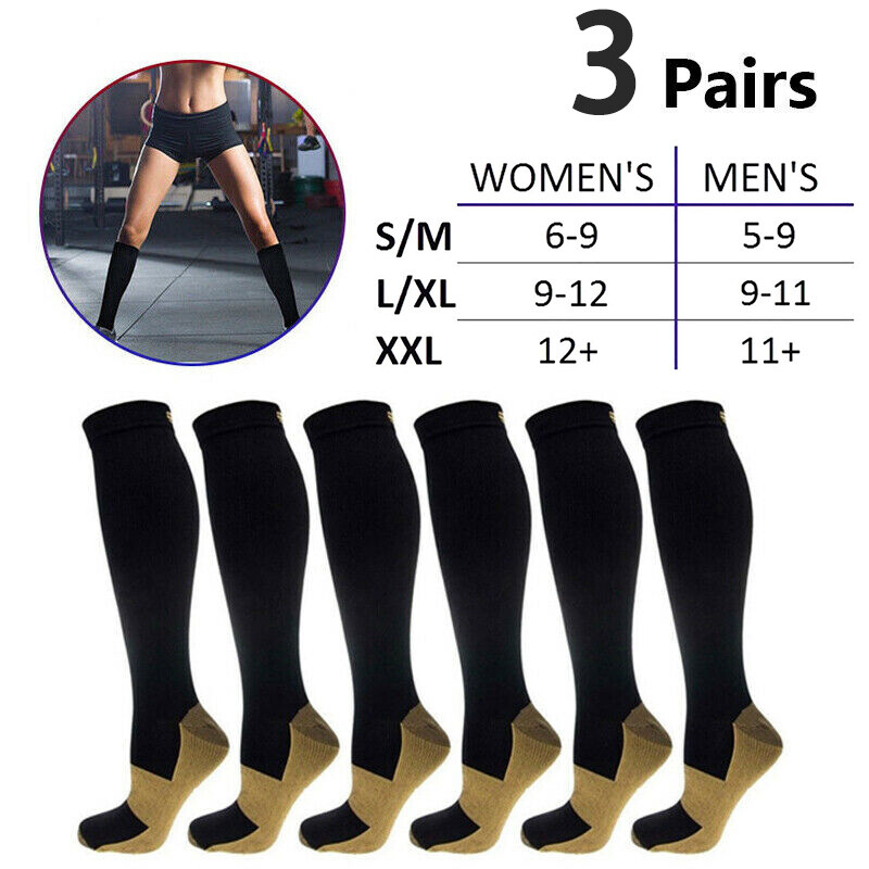 Best Compression Socks Medias de compresion Calf Shin Leg Men Women Cross Fit US
