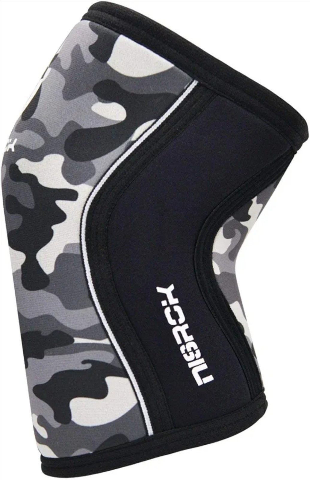 Nisrok Knee Sleeves (1 Pair), 7mm Neoprene Compression Knee Braces Size: Large