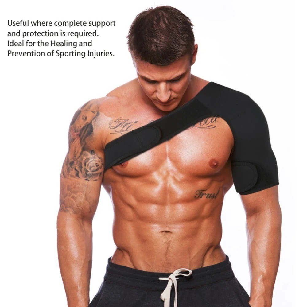 Shoulder Brace Support Compression Sleeve Torn Rotator Cuff Relief Joint AC Pain