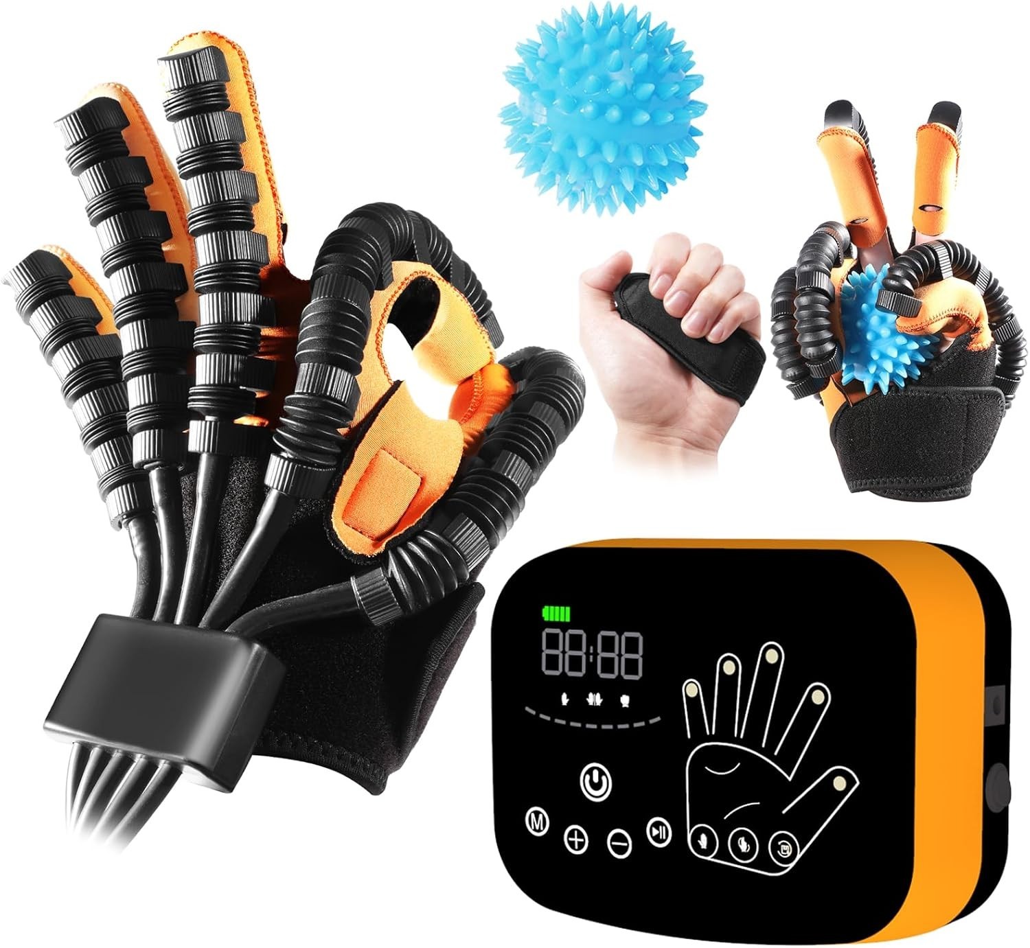 Rehabilitation Robot Glove for Stroke Recovery Hand Therapy Device Right Hand M