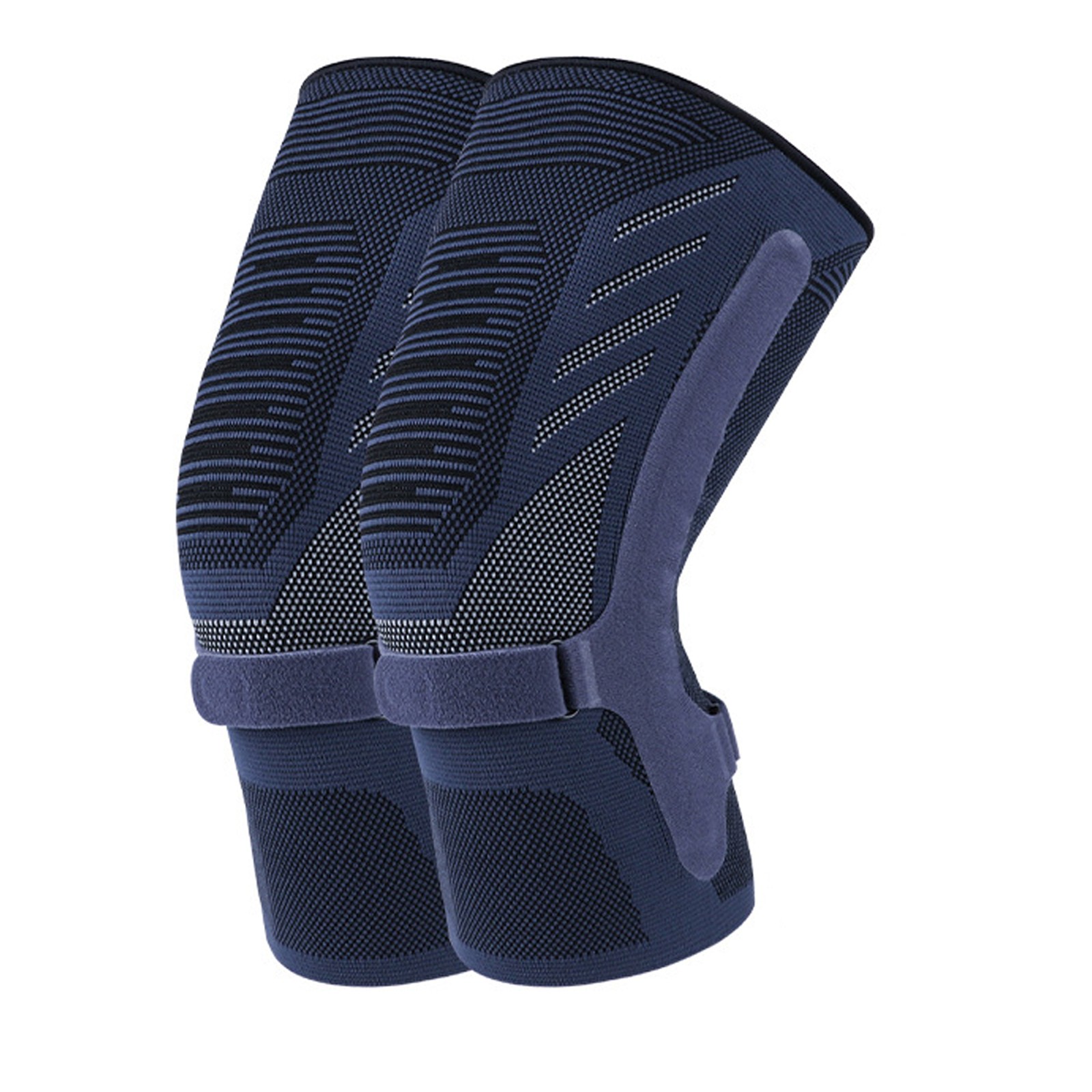 Breathable Compression Knee Brace With Dual-Side Spring Stabilizers For Run VFLT