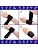 Threan 4 Pcs Wrist Brace for Lifting Carpal Tunnel Wrist Brace for Work Adjustab