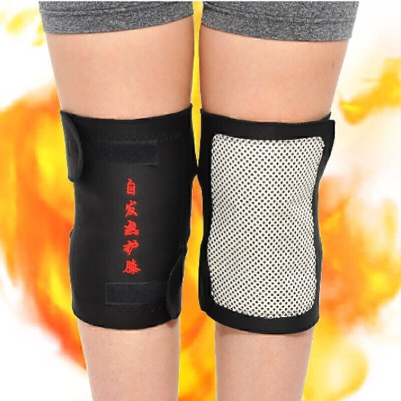 1 Pair Self Heating Knee Brace Pad Magnetic Thermal Therapy Arthritis Protector