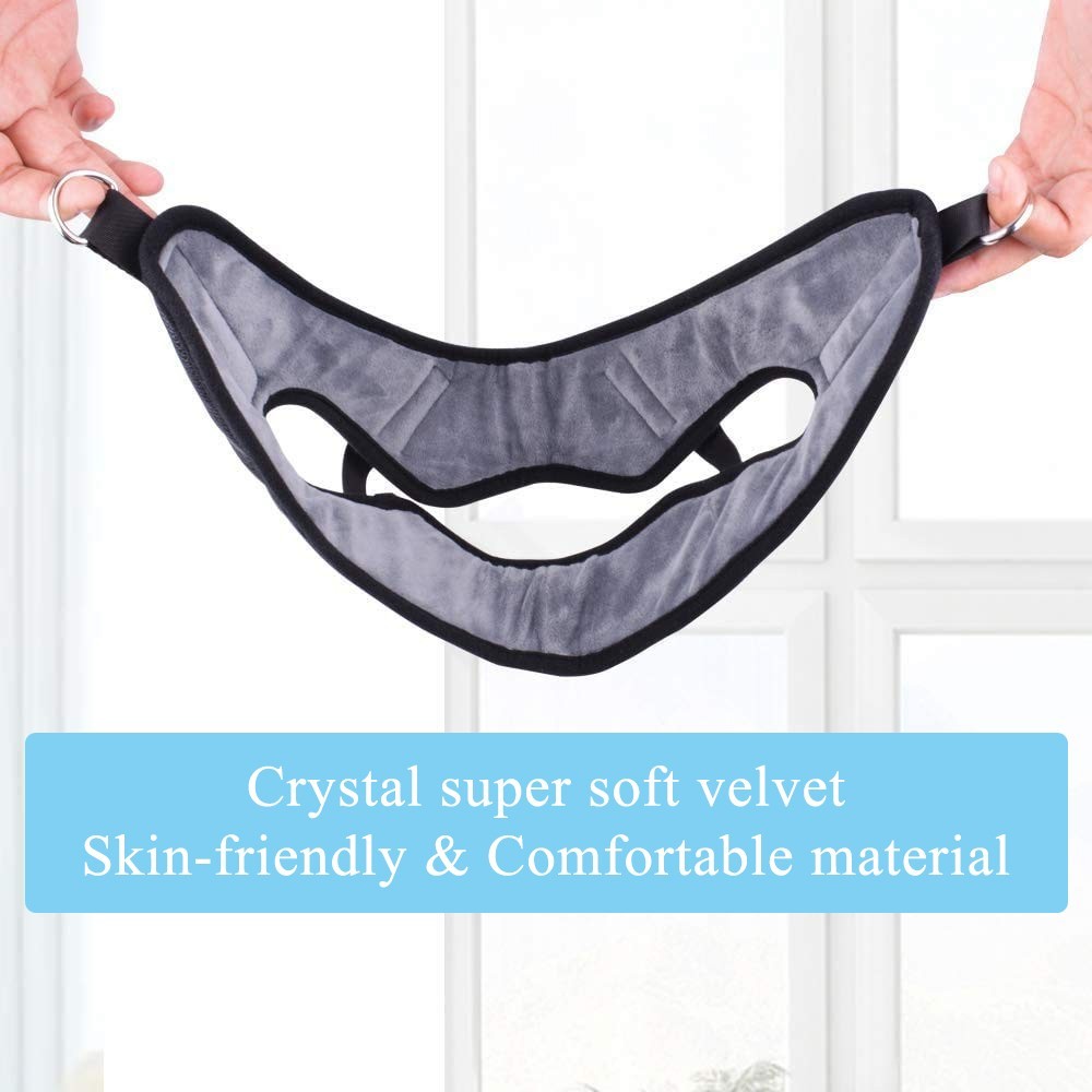 Cervical Neck Traction Head Brace Over Door Quick Pain Relief Decompression