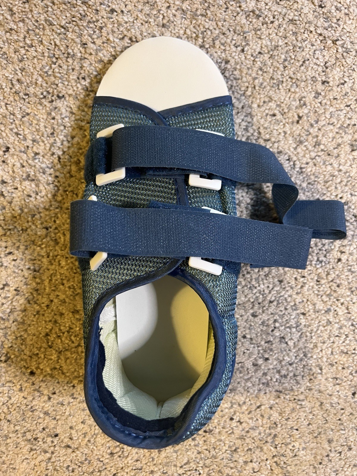 Darco Original Womens Orthopedic Shoe Blue Mesh Adjust Straps Post Op SMALL 5-6