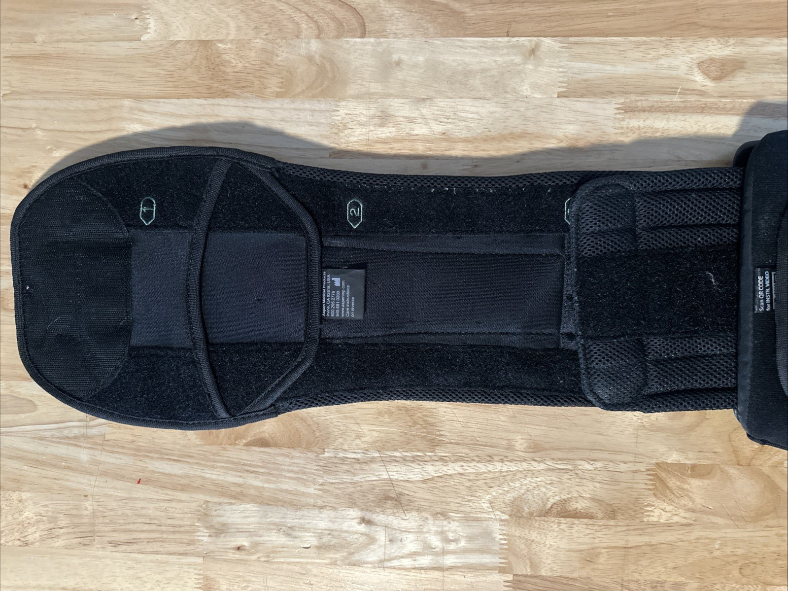 Breg Aspen Horizon Lumbar Lower Back Brace Belt Adjustable Unisex Support 627