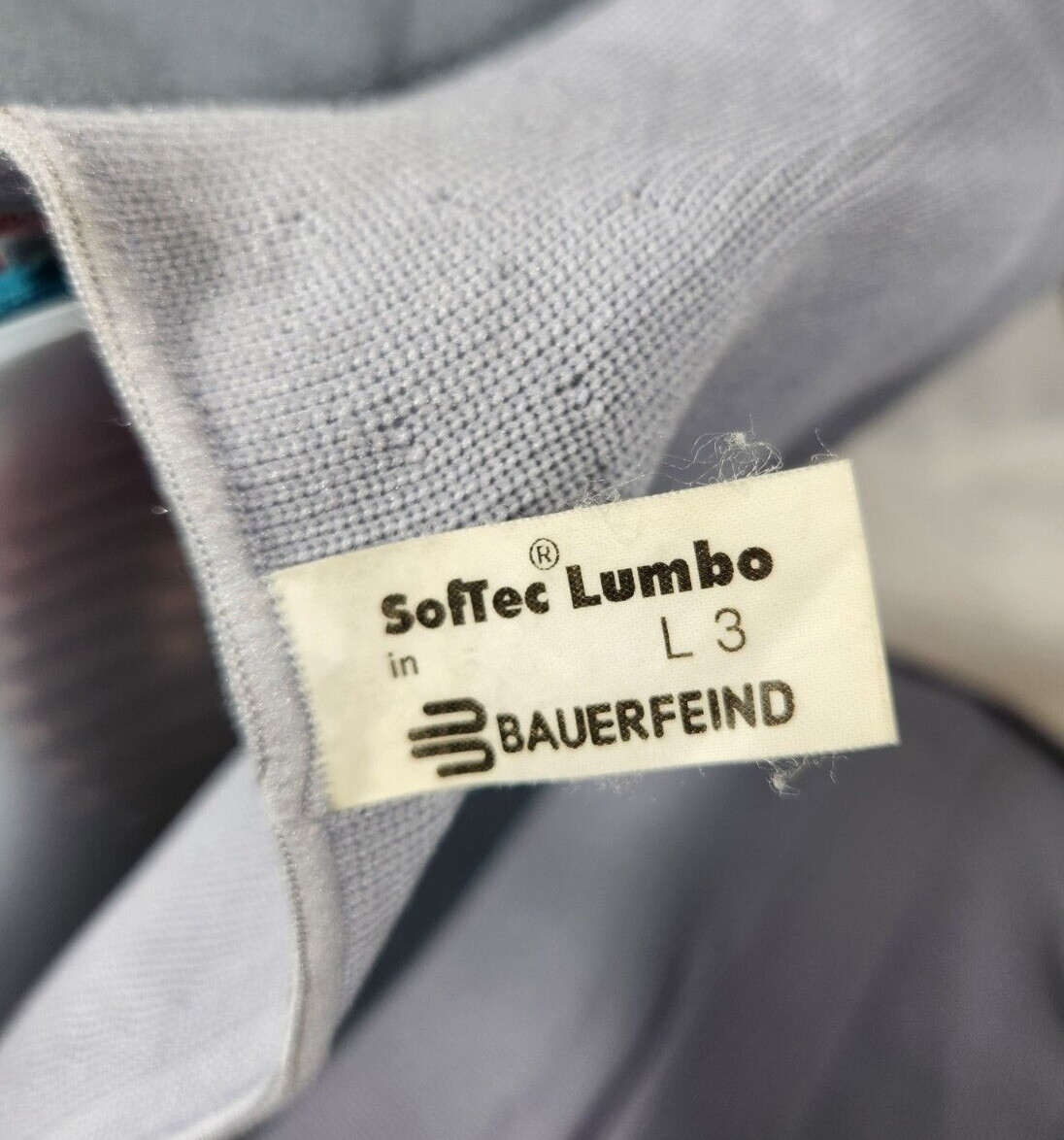 Softec Lumbo BAUERFEIND Adjustable BACK BRACE size L3 Germany with bag & extras
