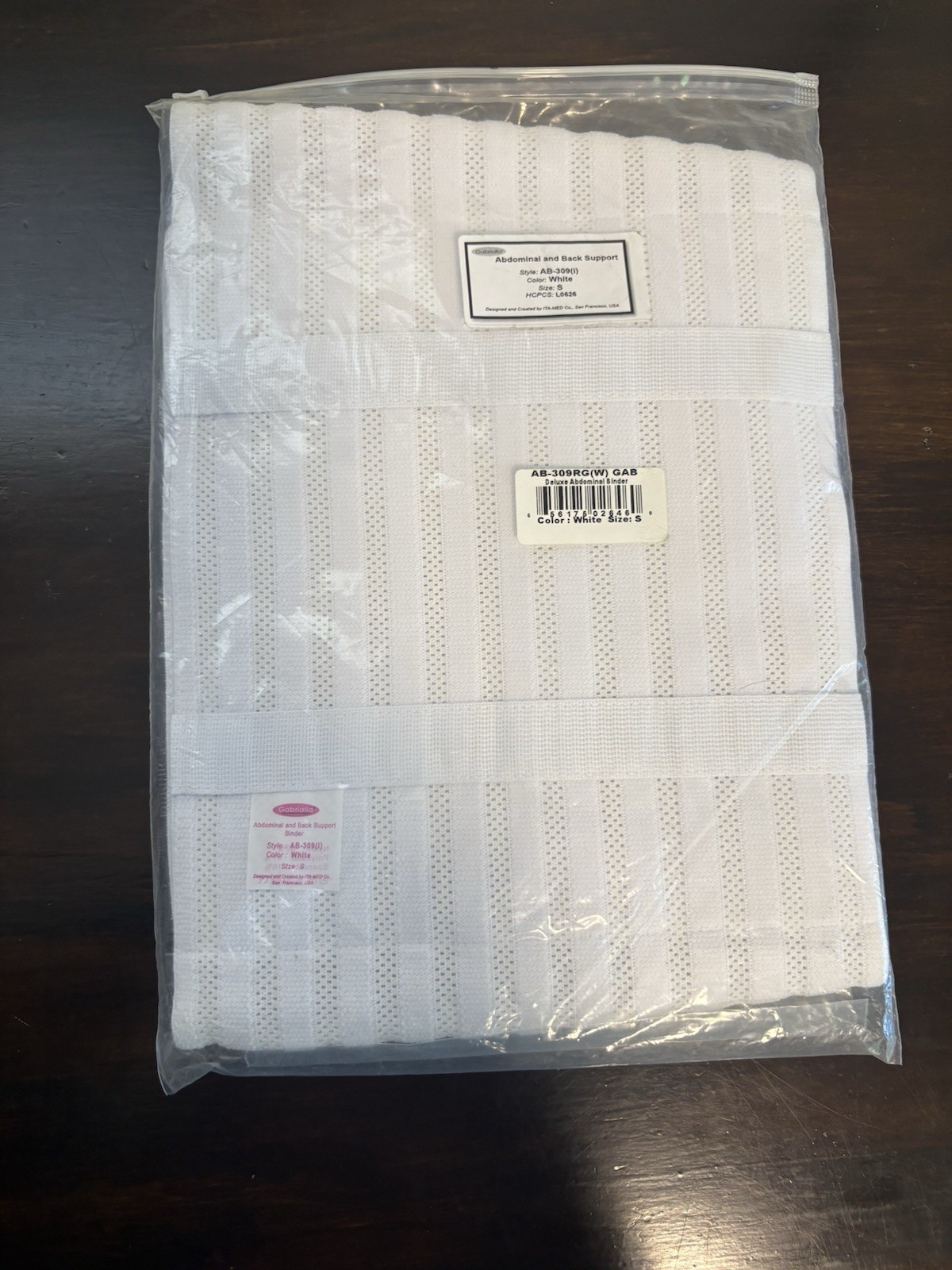 Gabrialla Abdominal &back Support Binder Unisex Ab-309