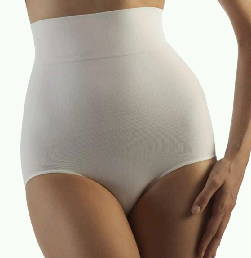 GABRIALLA SEAMLESS MILK FIBER BODY SHAPING HIGH WAIST SUPPORT BRIEFS BSM-710 XXL