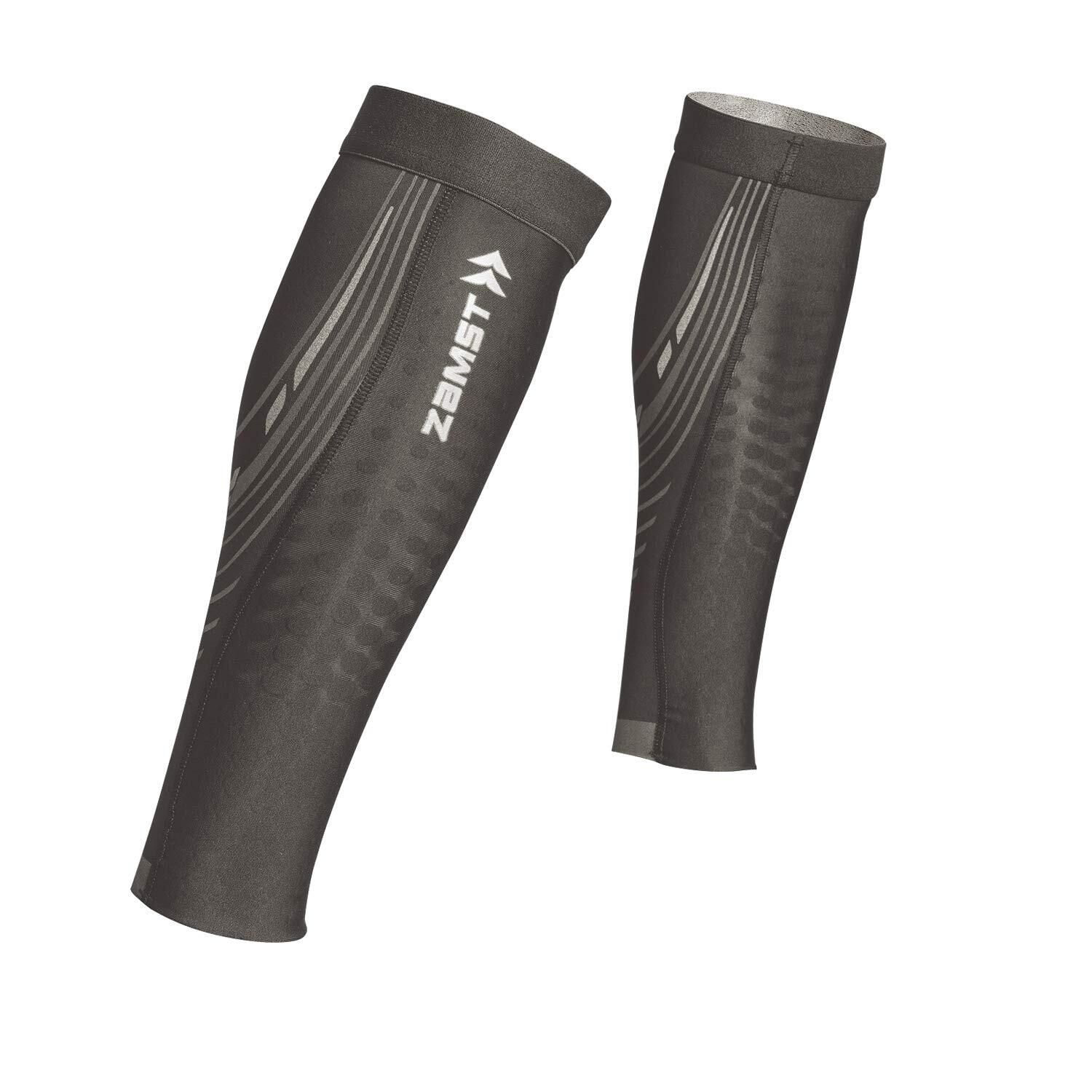 Compression leg cover for both legs, calf type, gray L, emphasis on fit
