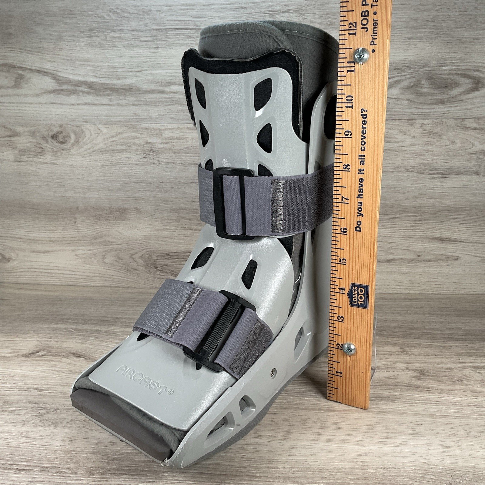 Aircast AirSelect Short Style (Medium) Gray Walker Brace and Walking Boot