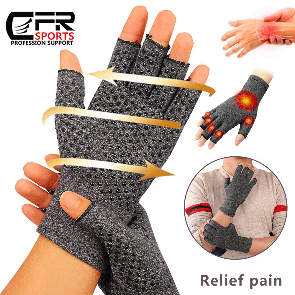 Anti Arthritis Compression Gloves Hand Support Joint Pain Relief Carpal Tunnel @