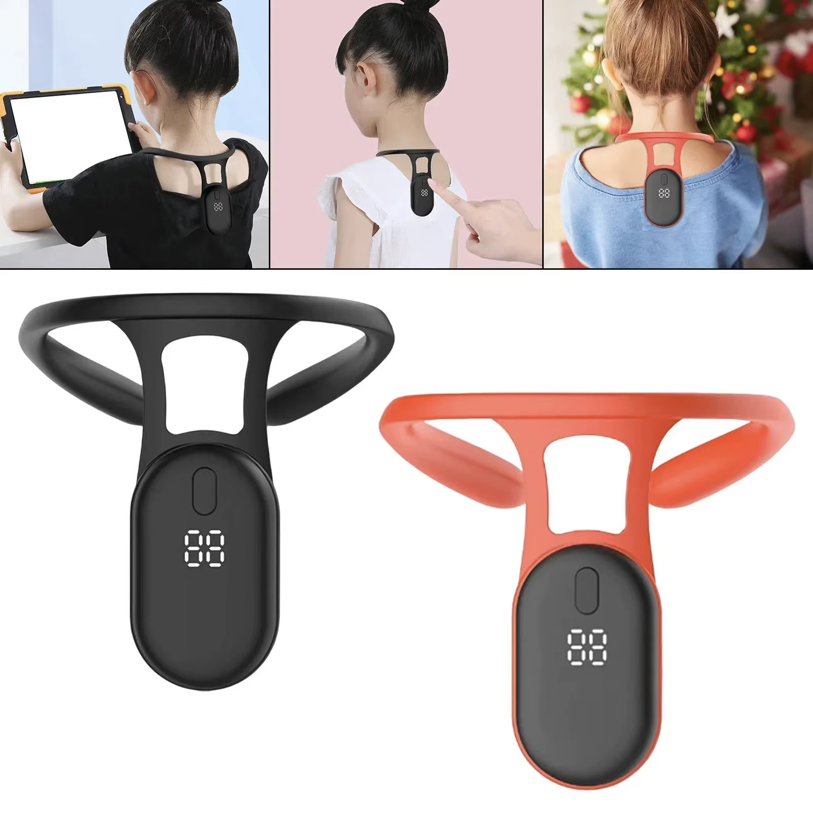 Smart Posture Corrector Miicro Vibration Posture Training Reminder Sensor Back P