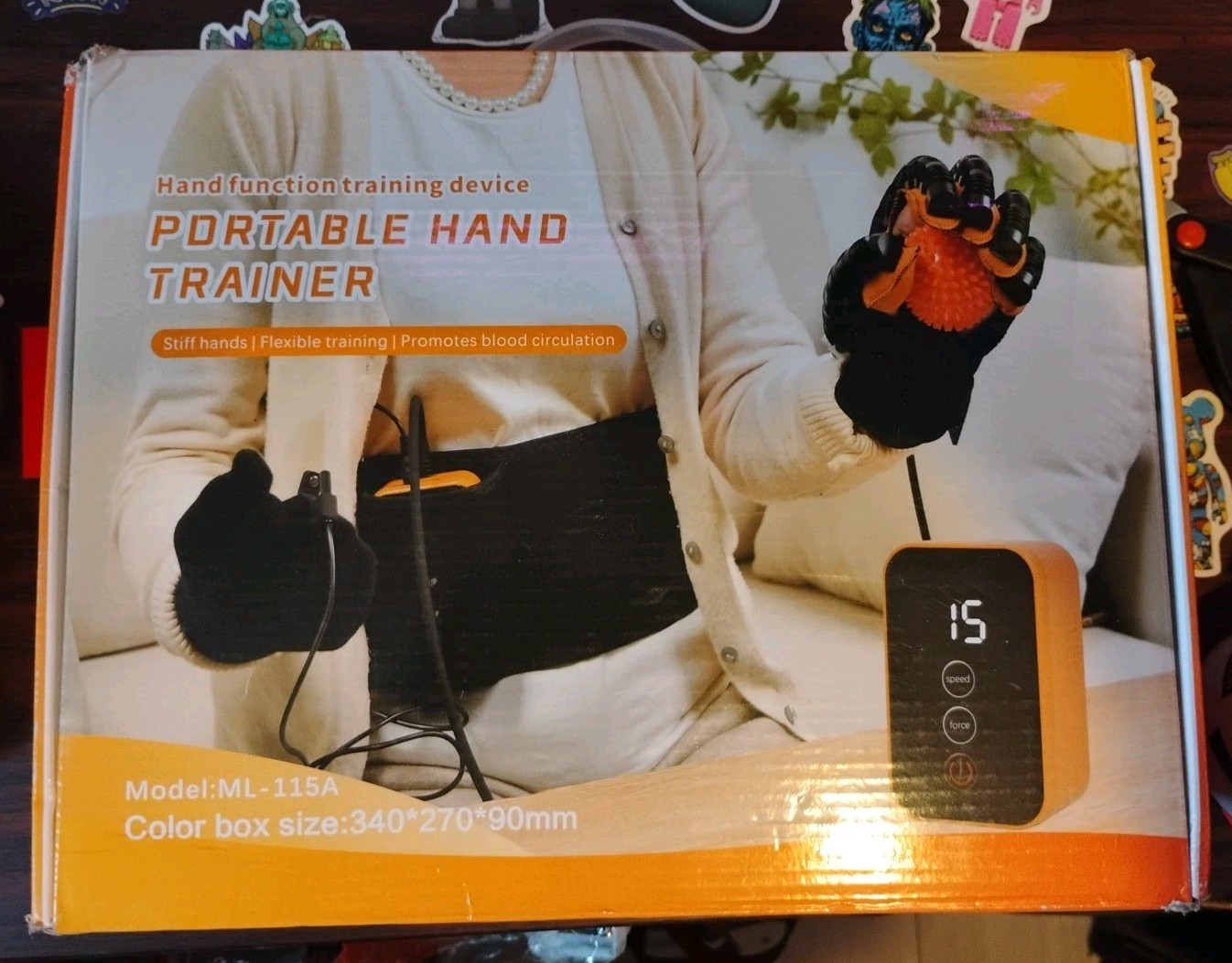 Hand Function Rehabilitation Robot Gloves Trainer for Finger Hemiplegia Recovery