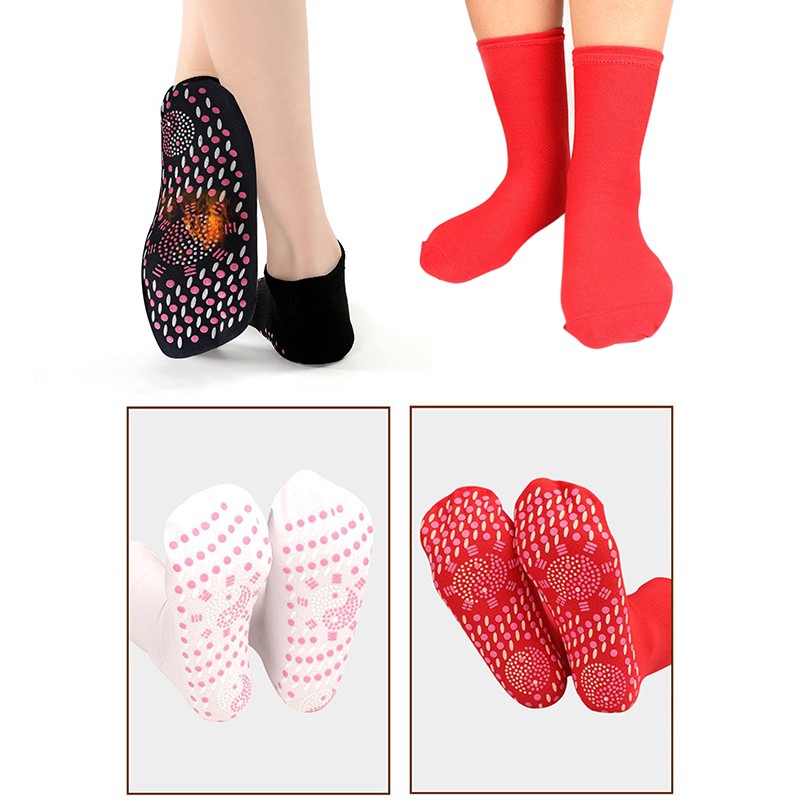 Unisex Self-Heating Health Care Socks Tourmaline Therapy Foot Massager Warm Sozo