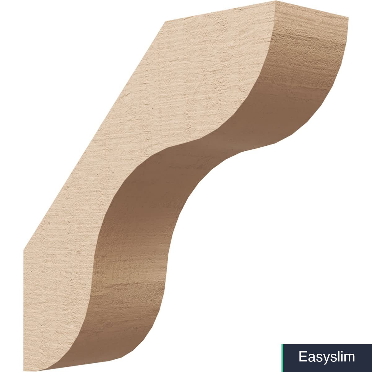 Faux Wood Rough Cedar Knee Brace Carmel 3 Wide x 10 Deep x 10 High Primed