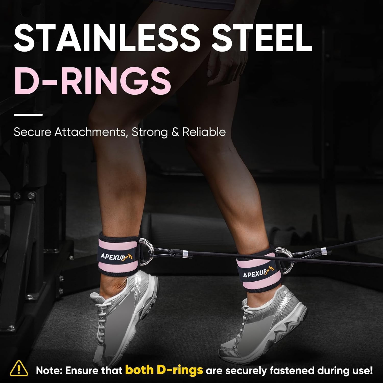 Adjustable Ankle Strap for Cable Machine – Neoprene Comfort for Glute Workouts