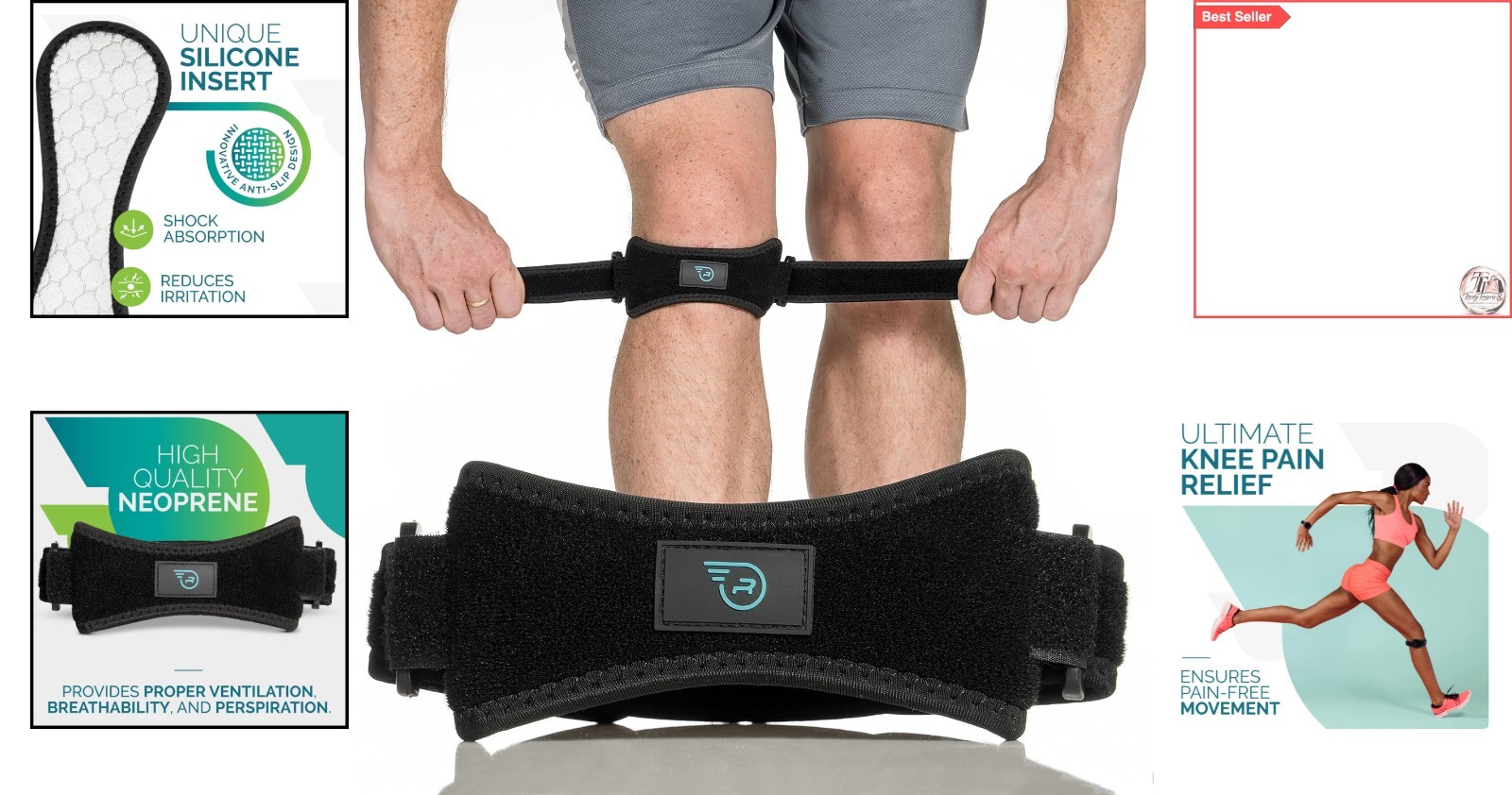Ultimate Support Patella Knee Brace for Pain Relief & Active Performance
