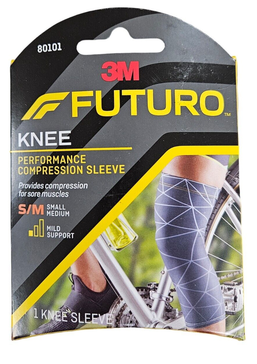 Futuro KNEE Performance COMPRESSION SLEEVE Mild Support Small / Medium 80101
