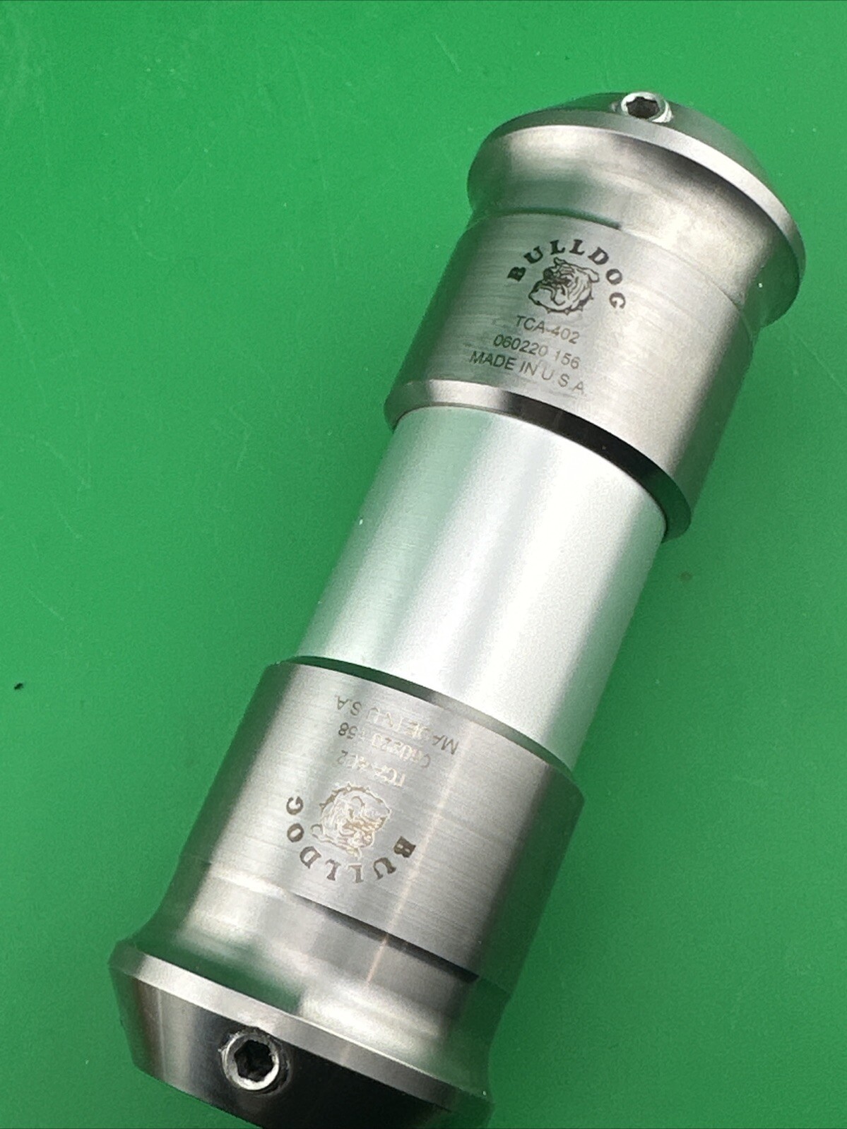 Bulldog TCA-402 Prosthetic Clamps W/ Pylon. Rare Large 40mm Diameter Parts.