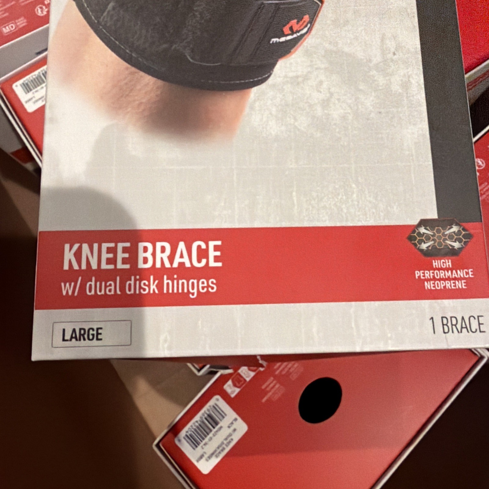 Mcdavid Level 3,Knee Brace w/dual disk hinges size large 15-16