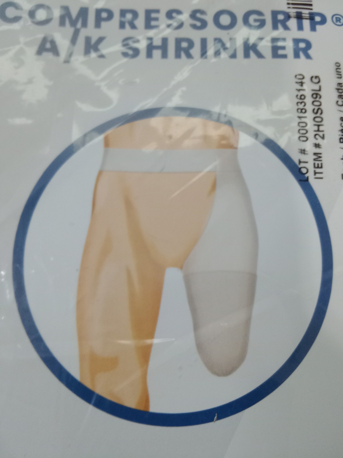 Knit-Rite Compressogrip Above Knee (A/K) Shrinker 2H0S09LG Large 24″-32″ NEW