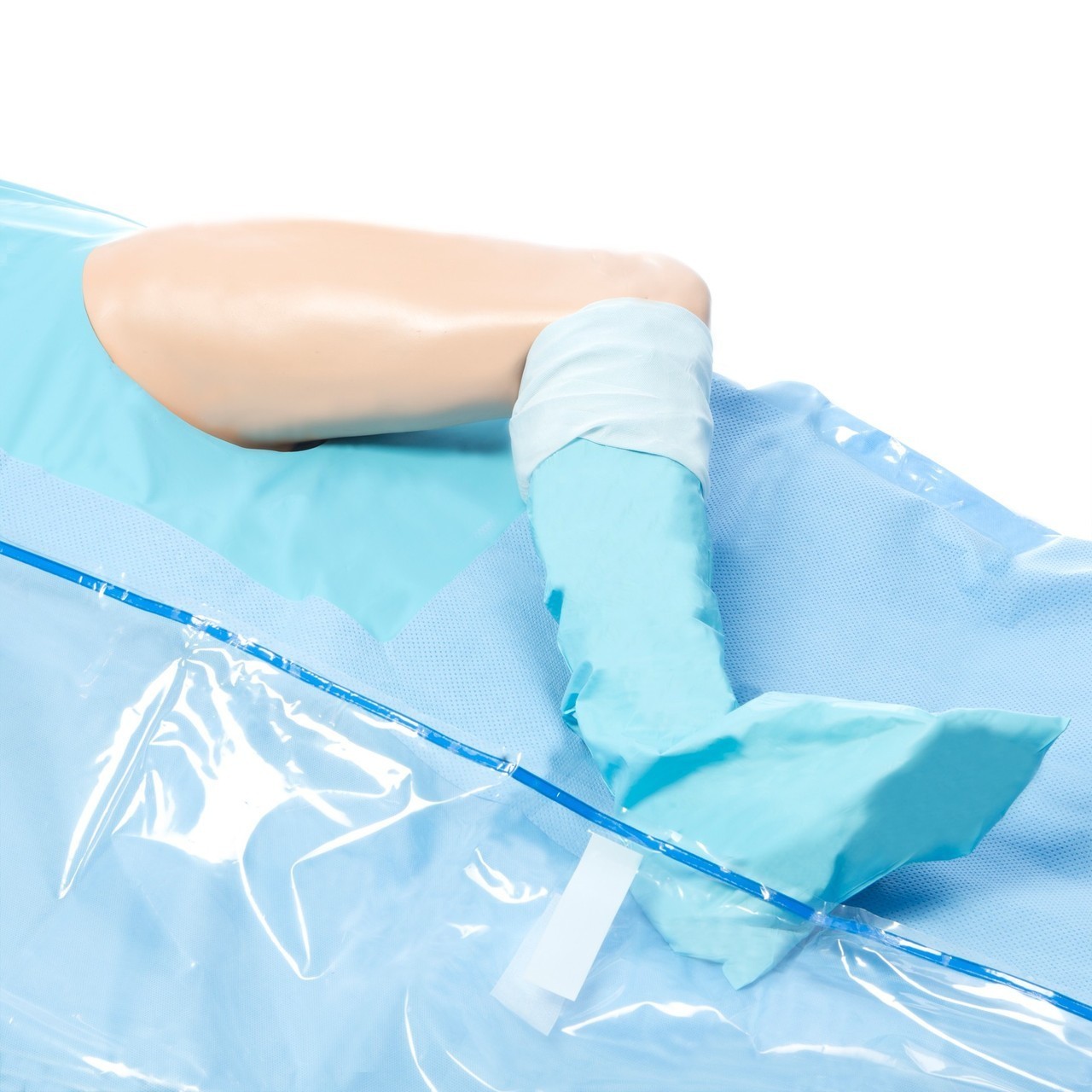 Halyard Orthopedic Hip Drape Tray – Orthopedic Hip with Clear Leg Pockets,1 PACK