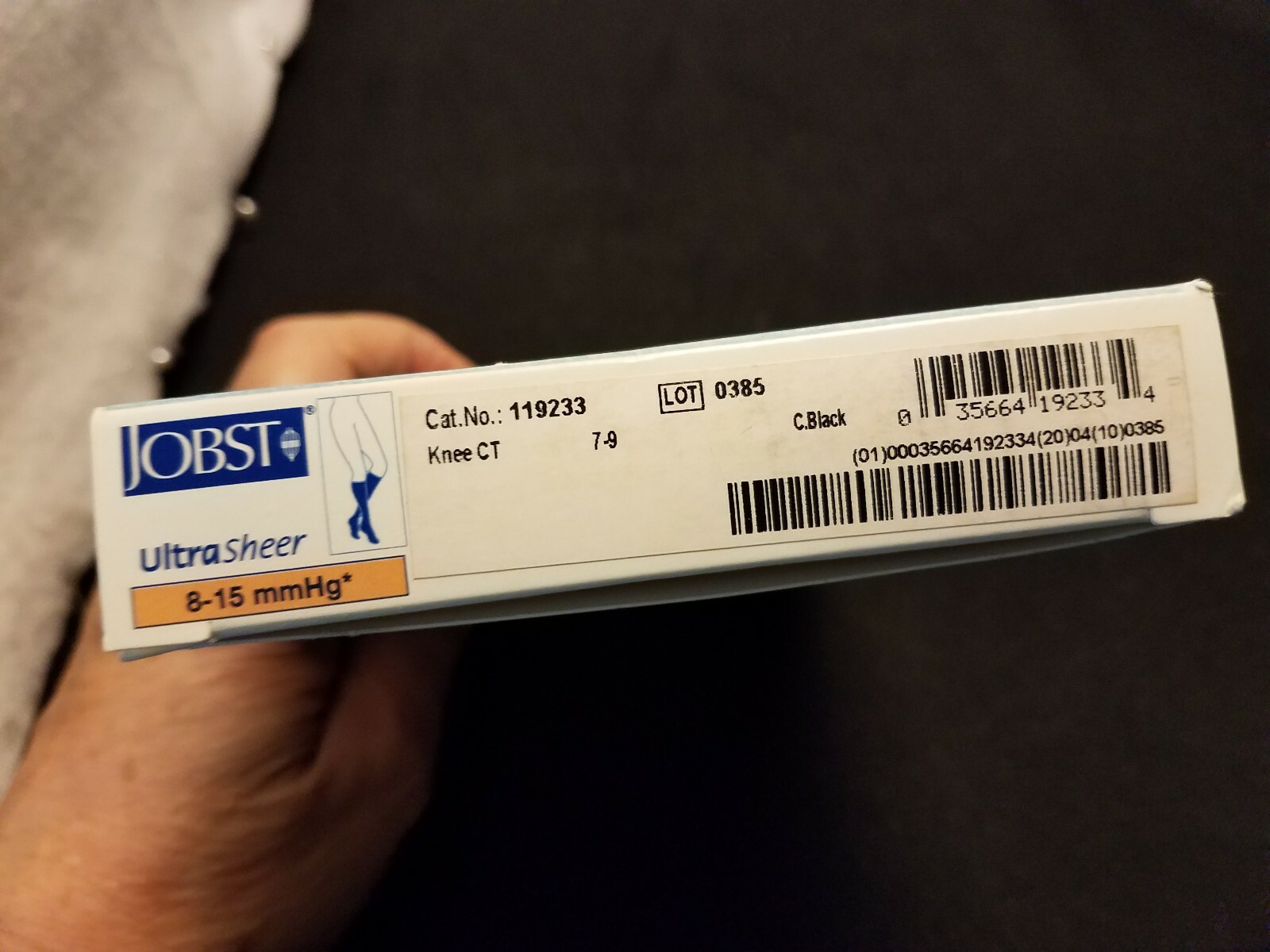 JOBST SupportWear (7-9) Knee CT Mild Compression 8-15 mmHg Ultra Sheer Knee High