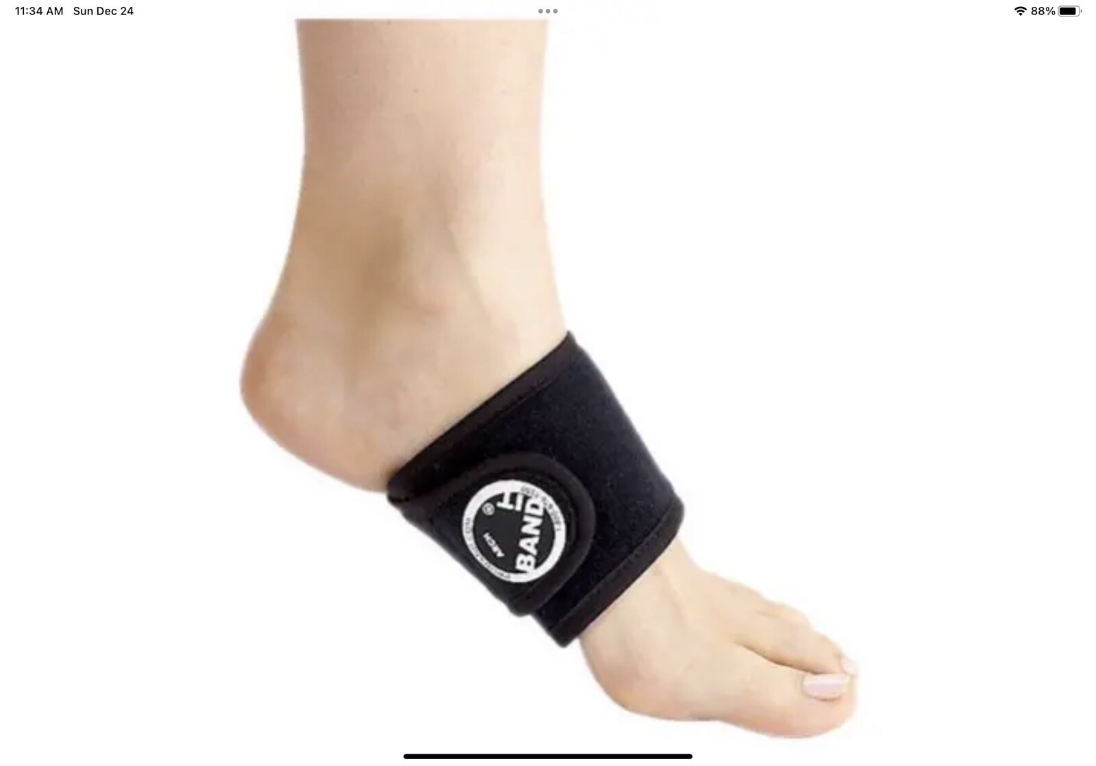 Arch Band IT Plantar Fasciitis Heel Foot Pain Support 2 Pack